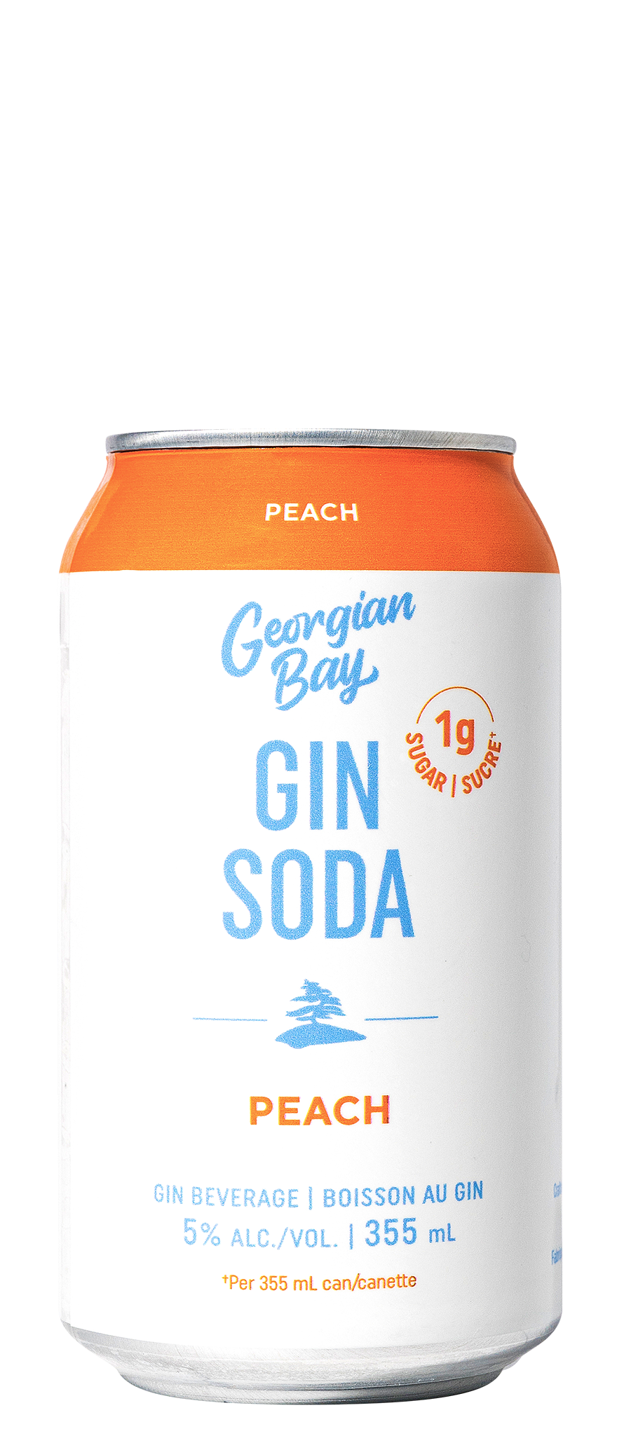 Peach Gin Soda Georgian Bay Spirit Co peach-gin-soda-georgian-bay-spirit-co